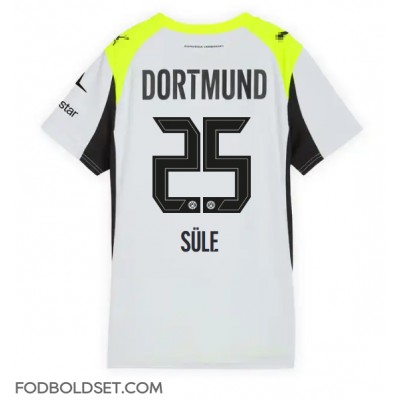 Borussia Dortmund Niklas Sule #25 Udebanetrøje Dame 2025-26 Kortærmet Borussia Dortmund Niklas Sule #25 Udebanetrøje Dame 2025-26 Kortærmet